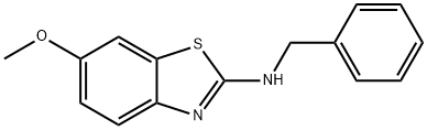 N-BENZYL-6-METHOXY-1,3-BENZOTHIAZOL-2-AMINE Struktur