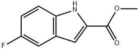 5-FLUORO-1H-INDOLE-2-CARBOXYLIC ACID METHYL ESTER Struktur