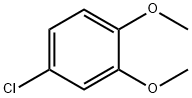 1,2-ジメトキシ-4-クロロベンゼン 化学構造式