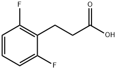 3-(2,6-Difluorophenyl)propionic Acid Structure