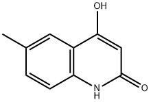 2-メチル-4,6-ジヒドロキシキノリン 化学構造式