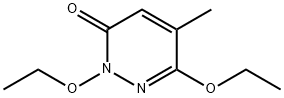 2,6-Diethoxy-5-methyl-3(2H)-pyridazinone Struktur