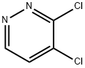 3,4-ジクロロピリダジン 化学構造式
