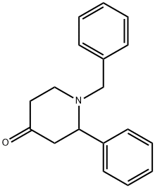 N-苄基-2-苯基-4-哌啶酮 结构式