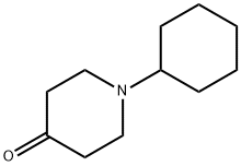1-シクロヘキシルピペリジン-4-オン 化学構造式