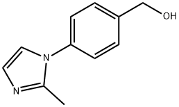 [4-(2-甲基咪唑-1-基)苯基]甲醇, 167758-58-9, 结构式