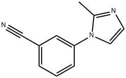 3-(2-METHYL-1H-IMIDAZOL-1-YL)BENZONITRILE Structure