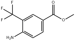 4-amino-3-trifluoromethyl-benzoic acid methyl ester Structure