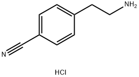 4-CYANOPHENYLETHYLAMINE HCL 化学構造式