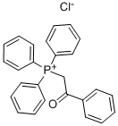 BENZOYLMETHYLTRIPHENYLPHOSPHONIUM CHLORIDE Struktur