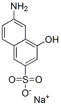 sodium 6-amino-4-hydroxynaphthalene-2-sulphonate Struktur