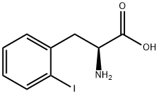 2-ヨ-ド-L-フェニルアラニン 化学構造式