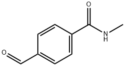 4-ホルミル-N-メチルベンズアミド 化学構造式