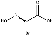 Acetic acid, bromo(hydroxyimino)- (9CI) Struktur