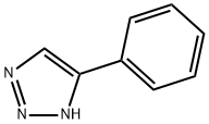 4-苯基-1,2,3-三氮唑, 1680-44-0, 结构式