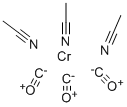 三(乙腈)三羰基铬, 16800-46-7, 结构式