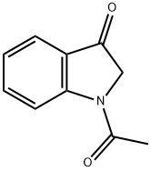 1-アセチル-3-インドリノン 化学構造式