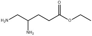 Pentanoic  acid,  4,5-diamino-,  ethyl  ester 化学構造式