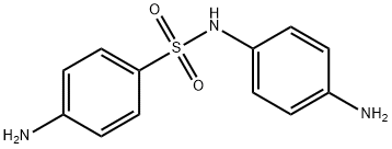 N-(4-アミノフェニル)-4-アミノベンゼンスルホンアミド 化学構造式