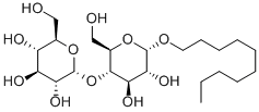 デシル4-O-α-D-グルコピラノシル-α-D-グルコピラノシド 化学構造式