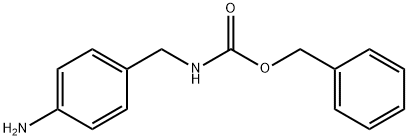 4-N-CBZ-氨基甲基苯胺, 168050-39-3, 结构式