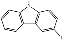 3-碘-9H-咔唑, 16807-13-9, 结构式