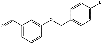 3-[(4-BROMOBENZYL)OXY]BENZALDEHYDE Structure