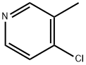 4-Chloro-3-methylpyridine Struktur