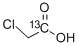 氯乙酸-1-13C 结构式