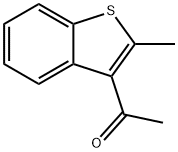 1-(2-メチル-1-ベンゾチエン-3-イル)エタノン 化学構造式