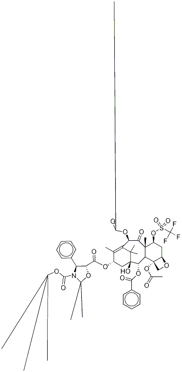 (4S,5R)-2,2-DiMethyl-4-phenyl-3,5-oxazolidinedicarboxylic Acid 5-[(2aR,4S,4aS,6R,9S,11S,12S,12aR,12bS)-6,12b-Bis(acetyloxy) 化学構造式