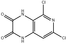 5,7-dichloropyrido[3,4-b]pyrazine-2,3(1H,4H)-dione Struktur