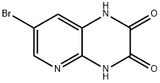 7-溴吡啶并[2,3-B]吡嗪-2,3(1H,4H)-二酮,168123-82-8,结构式