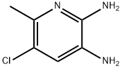 2,3-DIAMINO-5-CHLORO-6-PICOLINE Structure