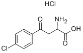DL-2-AMINO-4-(4-CHLOROPHENYL)-4-OXOBUTANOIC ACID HCL Structure