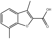 3,7-DIMETHYL-BENZOFURAN-2-CARBOXYLIC ACID Structure