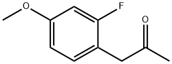 1-(2-氟-4-甲氧苯基)丙-2-酮,16817-46-2,结构式