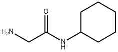 2-アミノ-N-シクロヘキシルアセトアミド 化学構造式