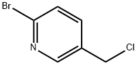 Pyridine, 2-bromo-5-(chloromethyl)- (9CI) Structure