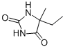 5-Ethyl-5-methylhydantoin 化学構造式