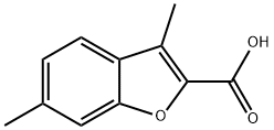 3,6-DIMETHYL-BENZOFURAN-2-CARBOXYLIC ACID Struktur