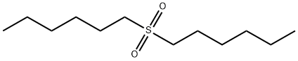 ジヘキシルスルホン 化学構造式