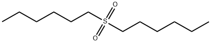 DI-N-HEXYL SULFONE Structure