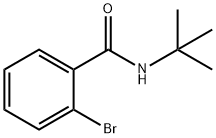 N-T-ブチル2-ブロモベンズアミド 化学構造式