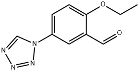 Benzaldehyde, 2-ethoxy-5-(1H-tetrazol-1-yl)- (9CI) Structure
