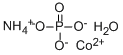 AMMONIUM COBALT(II) PHOSPHATE MONOHYDRATE Structure