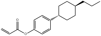 2-丙烯酸 4-(反式-4-丙基环己基)苯基酯, 168274-89-3, 结构式
