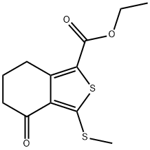 ETHYL 3-(METHYLTHIO)-4-OXO-4,5,6,7-TETRAHYDROBENZO[C]THIOPHENE-1-CARBOXYLATE price.