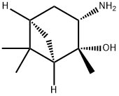 (1R,2R,3S,5R)-3-Amino-2,6,6-trimethylbicyclo[3.1.1]heptan-2-ol Struktur