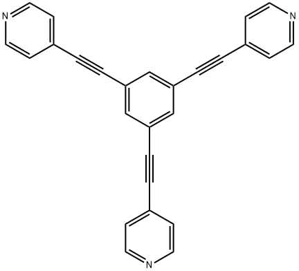 1,3,5-三(吡啶-4-乙炔基)苯, 168289-78-9, 结构式